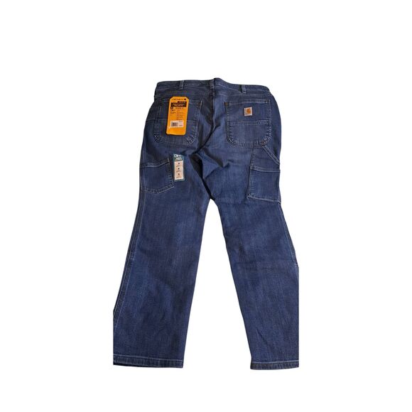 Carhartt Women's Size 14 Short Rugged Flex Relaxed Fit Double-Front Jeans Petite - Picture 8 of 12